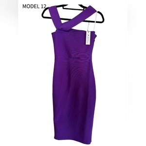 Elegant Purple Women's Dress
